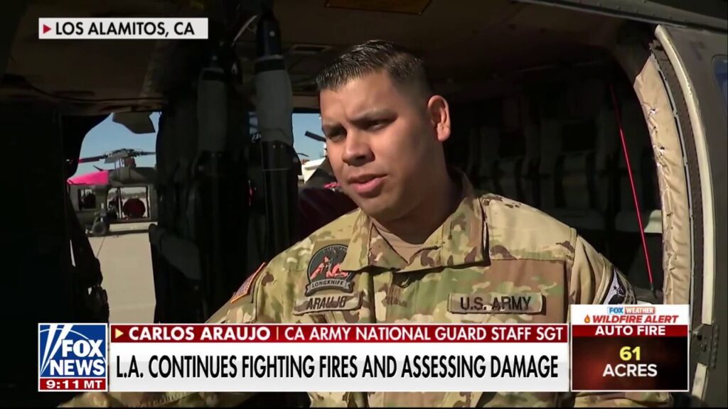 CA National Guard carries firefighters, equipment into hard-to-reach, rugged terrain