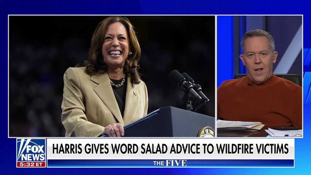 Gutfeld calls out Kamala Harris' 'profoundly asinine' statement to California fire victims