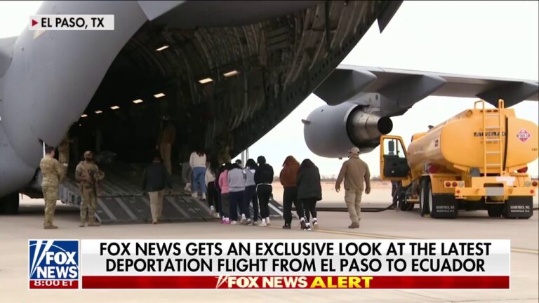 Exclusive look at repatriation flight from US to Ecuador