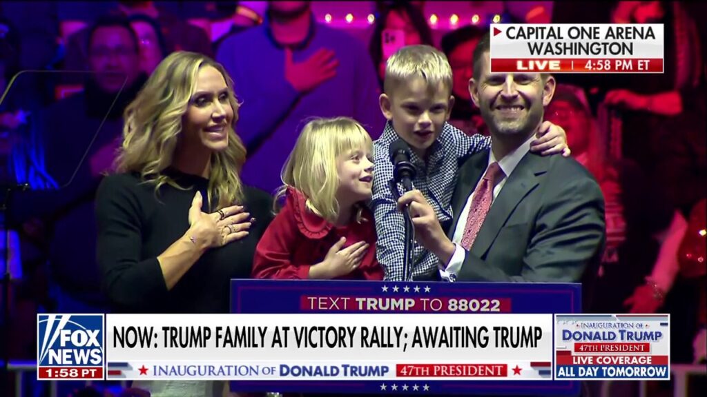 'WE LOVE YOU AMERICA': Trump grandkids deliver Pledge of Allegiance