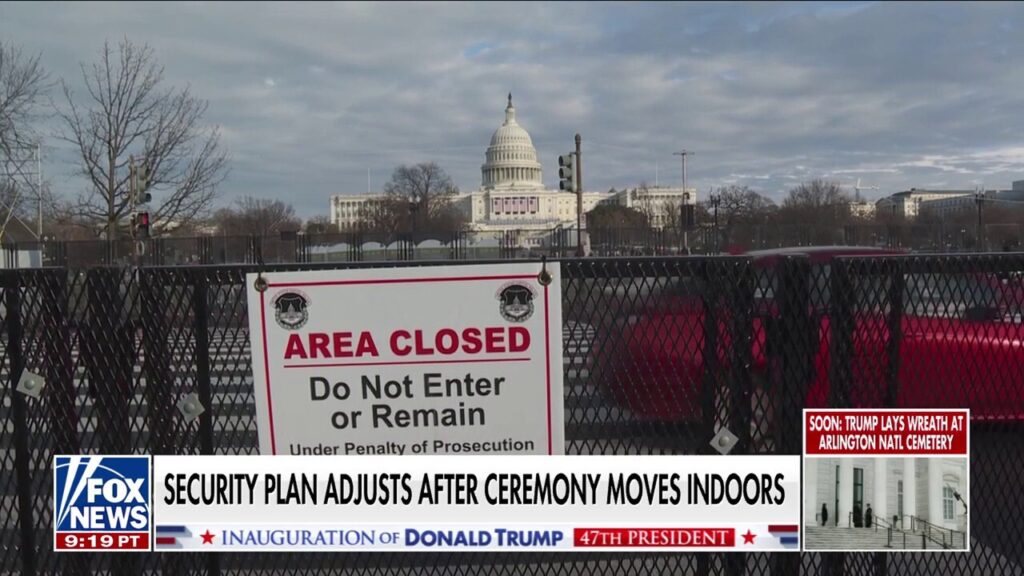 Inauguration security plan adjusts after Trump moves ceremony indoors