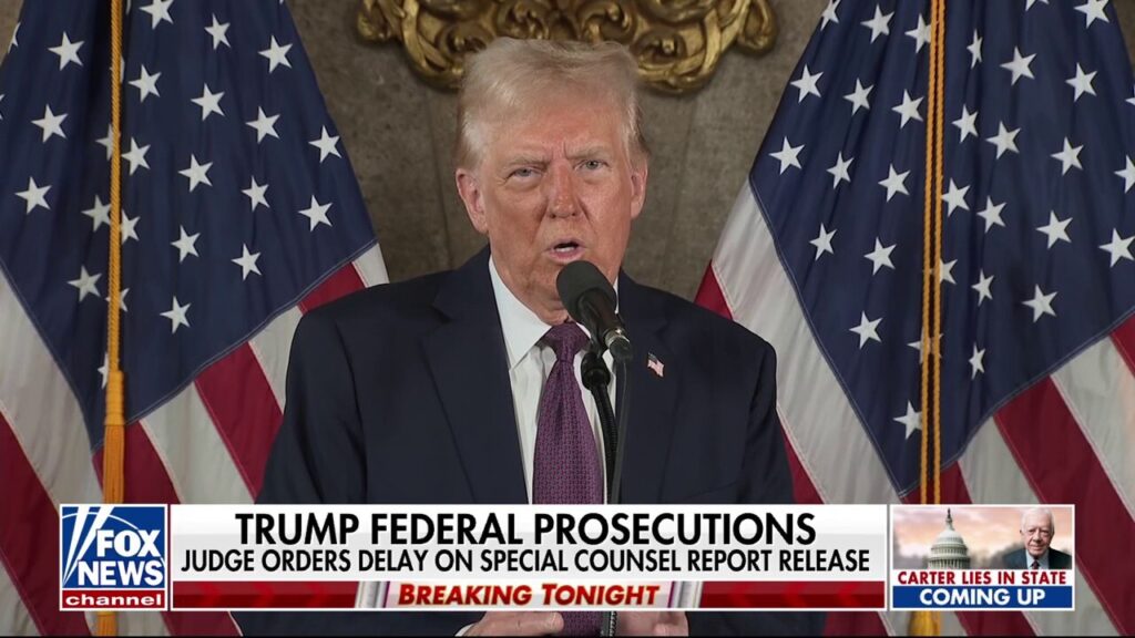 'Fake report': Trump reacts to temporary block on special counsel report release