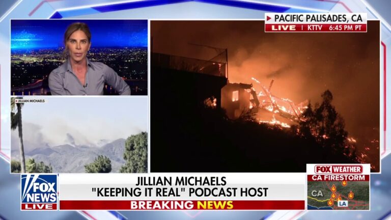 Jillian Michaels rips Democratic leaders over California fires: 'Reassess your priorities'