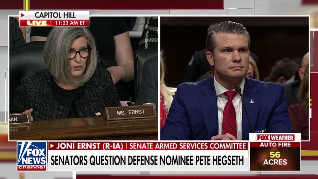 Sen. Ernst presses Hegseth on her top 3 issues surround the military.