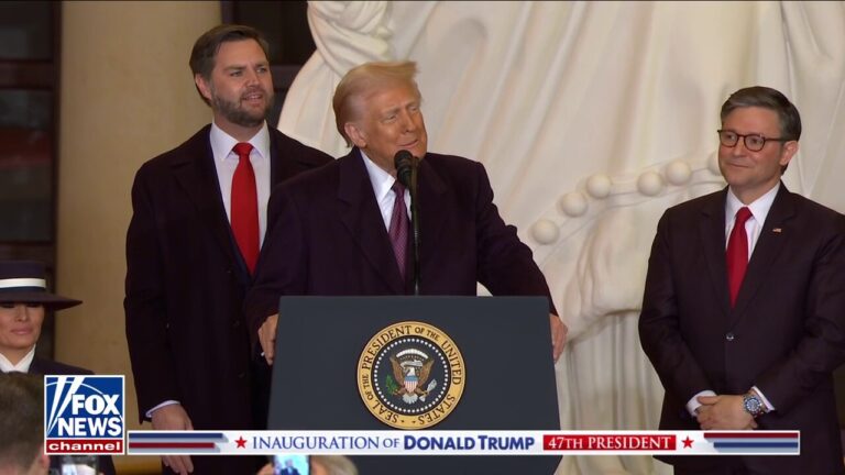 President Trump addresses supporters at the Capitol