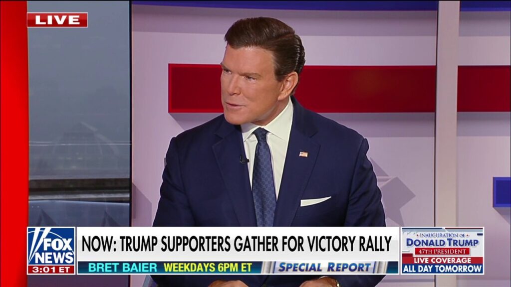 Bret Baier: Trump seems 'more comfortable in his skin' this inauguration