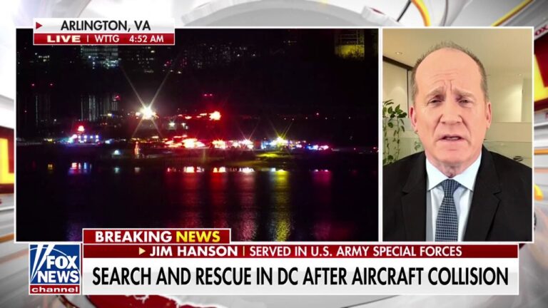 DC veteran describes 'shocking' midair plane collision in DC as search and rescue underway