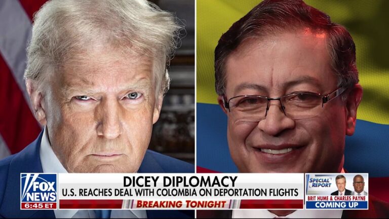 Columbia agrees to accept deportation flights from the US