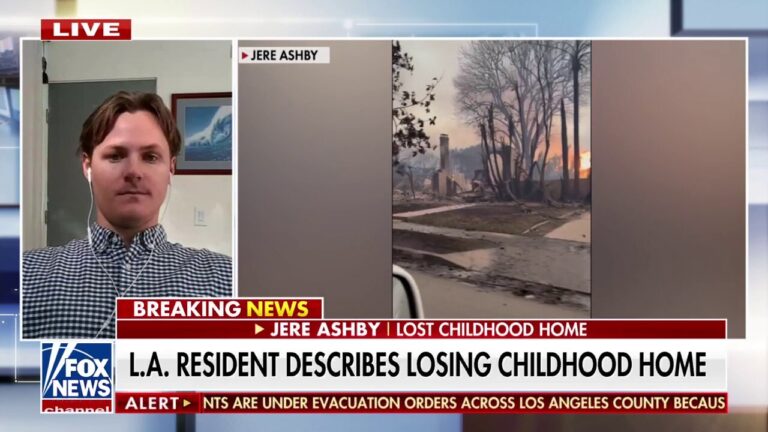 Los Angeles resident describes losing childhood home: 'The fire came in so quick'