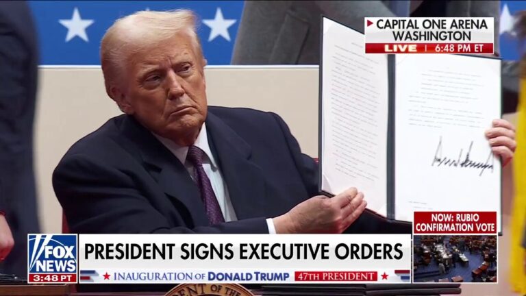 More than a rally: President Trump signs executive orders at Capitol One Arena