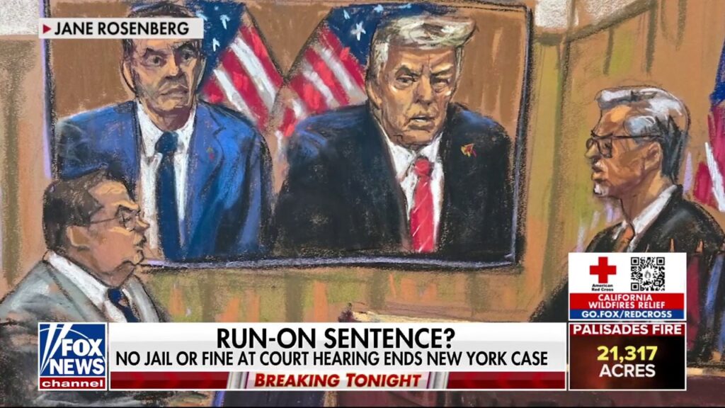 What is the 'symbolic weight' of Trump's sentencing?