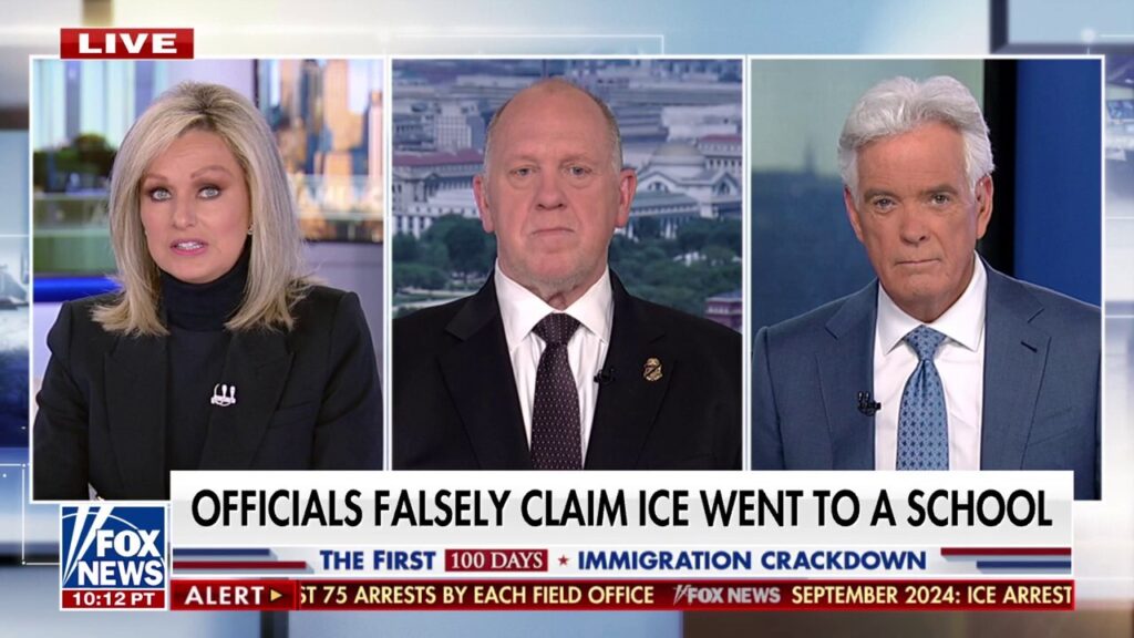 Tom Homan shuts down rumors ICE went to a school: 'Put fear in the community'