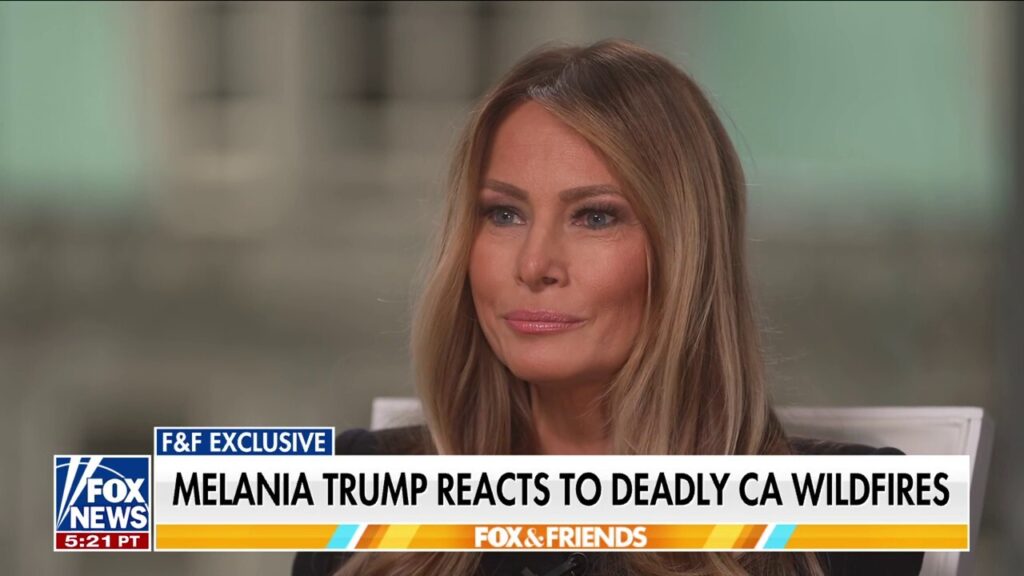 Melania Trump: I'm praying for those impacted by devastating fires