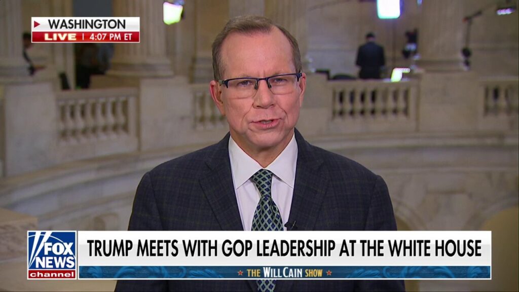 President Trump meets with GOP leaders at the White House