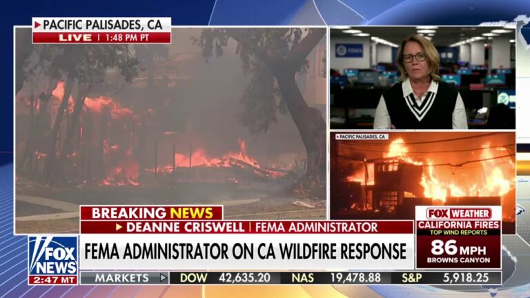 FEMA administrator on California wildfires: We will continue to send resources in