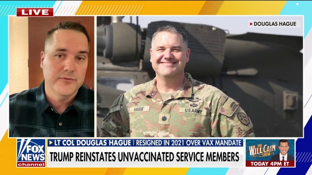 Former Army service member reacts to Trump reinstating troops discharged over vaccine mandate