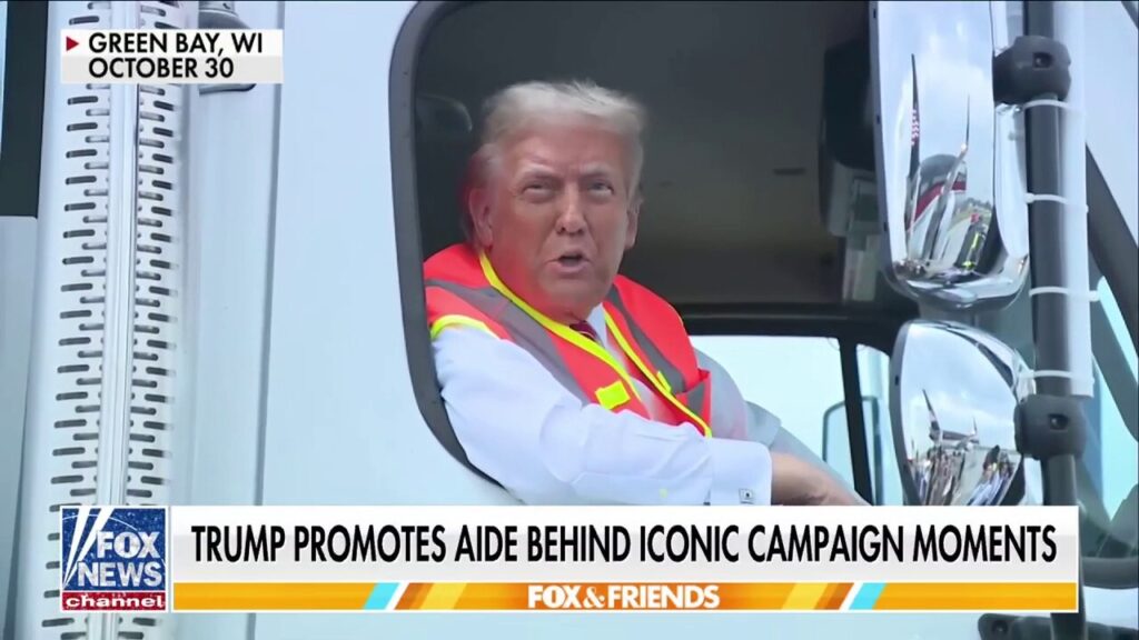 Trump aide behind iconic garbage truck, McDonald's moments promoted to 'executive producer'