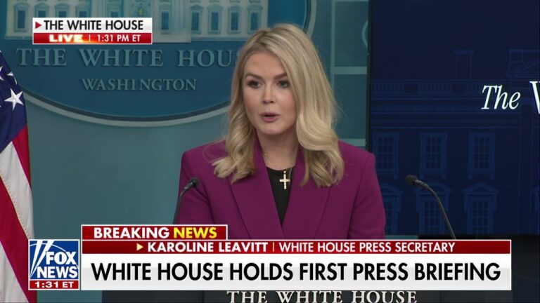 WH press secretary Carolyn Leavitt answers question on how many illegal aliens are criminals