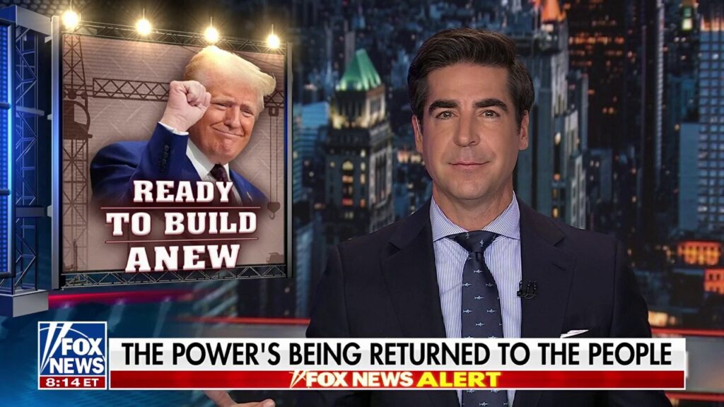 Jesse Watters:  Trump isn't whispering and tiptoeing around DC