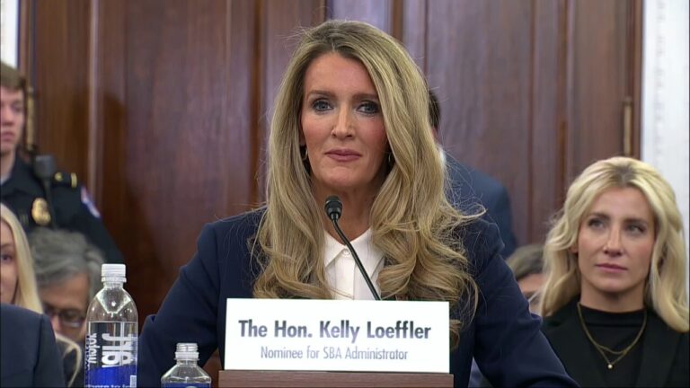 Kelly Loeffler trades words with Sen. Ed Markey, D-Mass, over Trump's federal funding freeze during confirmation hearing