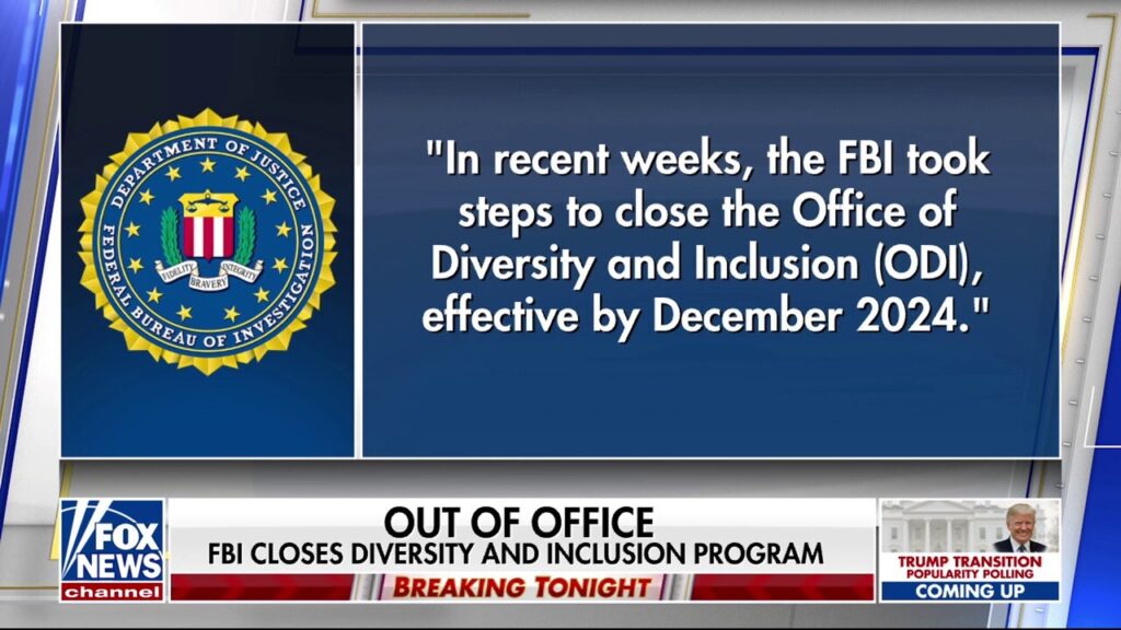 Why did the FBI close its diversity and inclusion office?