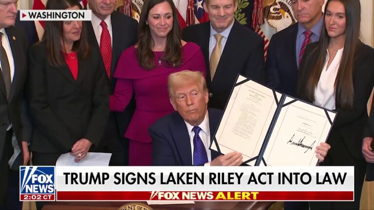 Trump signs Laken Riley Act, becomes his first bill of second term