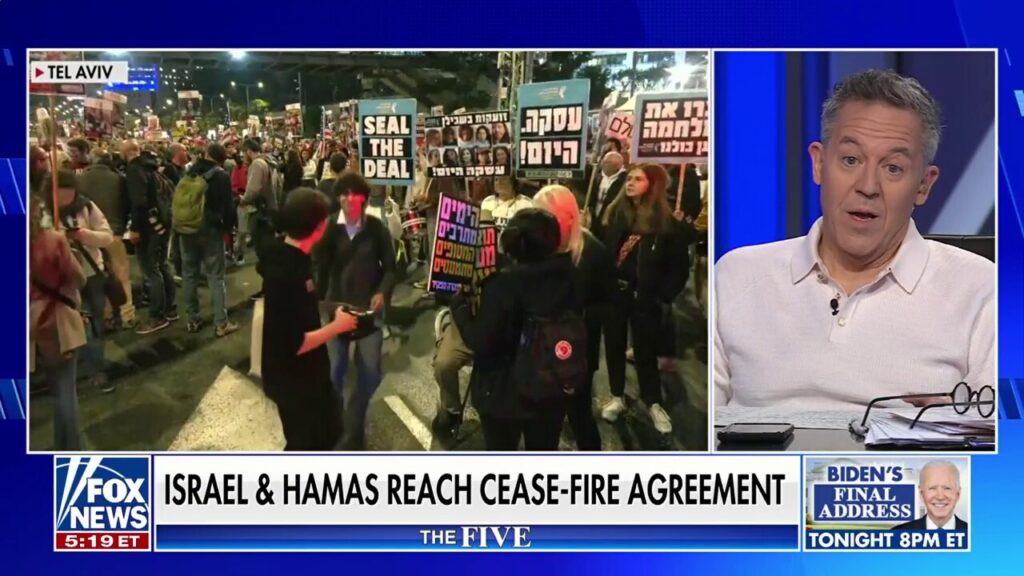 Biden gets a ‘participation trophy’ for Israel-Hamas cease-fire deal, Gutfeld says