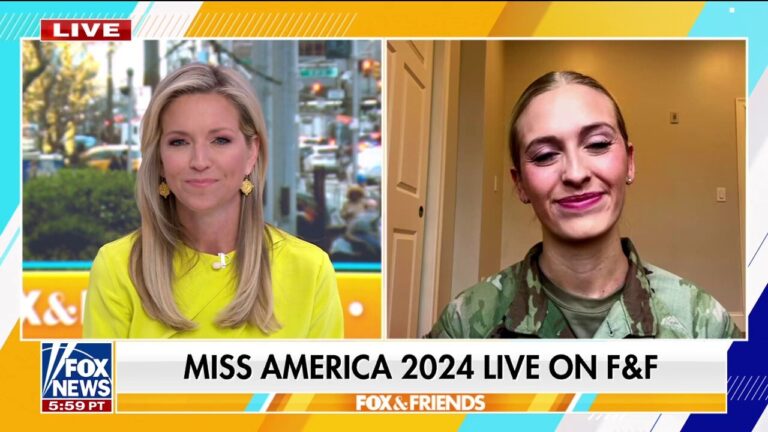 First active-duty service member wins 2024 Miss America Pageant