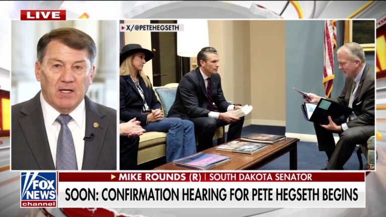 Hegseth is the 'right guy for the job,' Sen. Rounds says