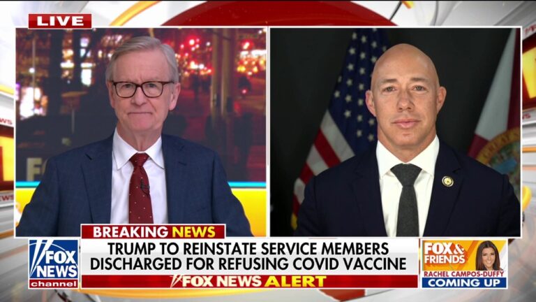 Rep. Mast praises Trump's reinstatement of service members discharged over COVID vaccine