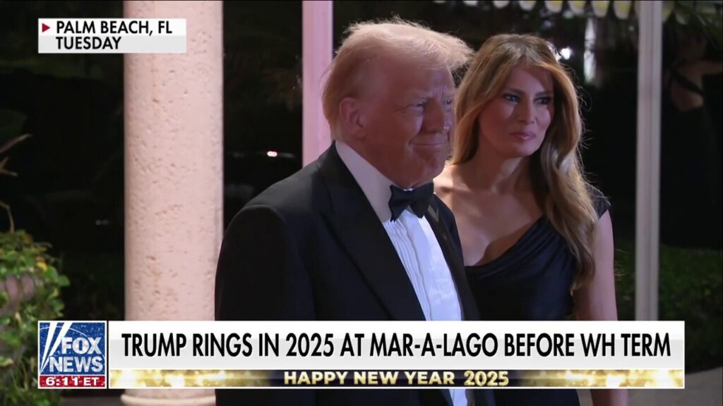 Trump rings in new year with Elon Musk, JD Vance at Mar-a-Lago