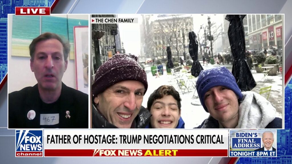 Father of hostage reacts to cease-fire deal: We're 'positive' incoming admin will end families' suffering