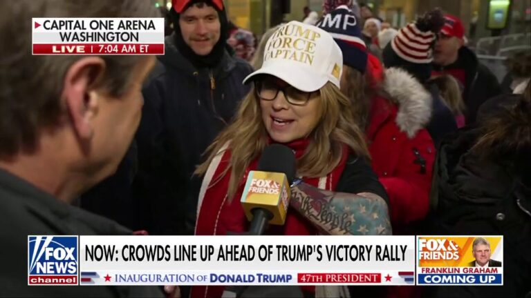 Trump supporters swarm outside Capital One Arena ahead of DC victory rally