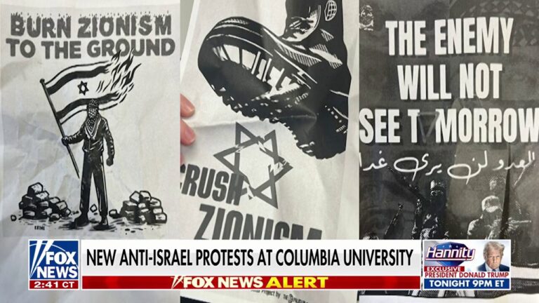 Protesters disrupt class on Israel at Columbia University