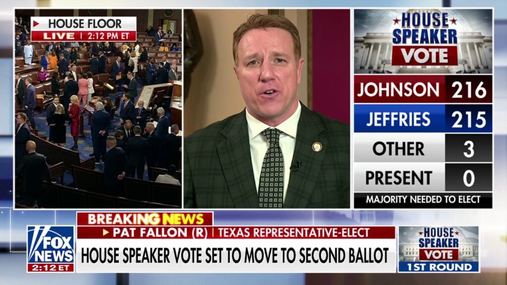 Republicans are trying to understand why some didn't vote for Mike Johnson, Rep. Pat Fallon explains