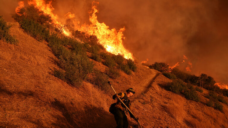 WATCH LIVE: LA's embattled Dem mayor faces raging wildfires and a rising death toll