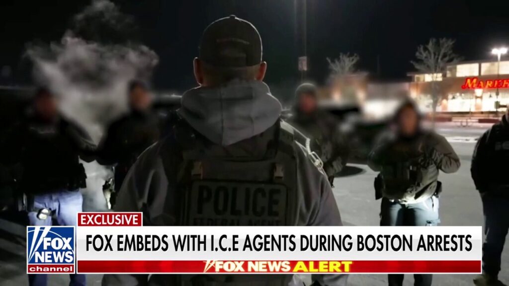 Fox News embeds with ICE agents during Boston arrests