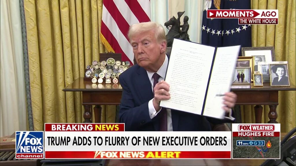 President Trump signs executive order declassifying MLK and JFK files