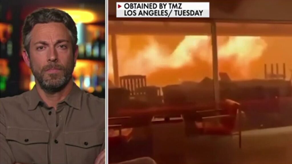 Zachary Levi calls for California leadership to be 'held responsible' amid ongoing wildfires