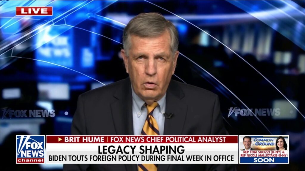 Brit Hume: The withdrawal from Afghanistan encouraged dictators in Beijing and Moscow