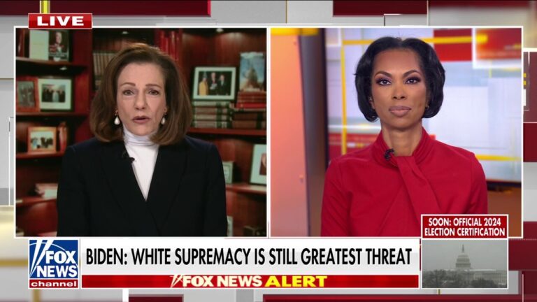 K.T. McFarland slams Biden for white supremacy comments: 'What a hypocrite'