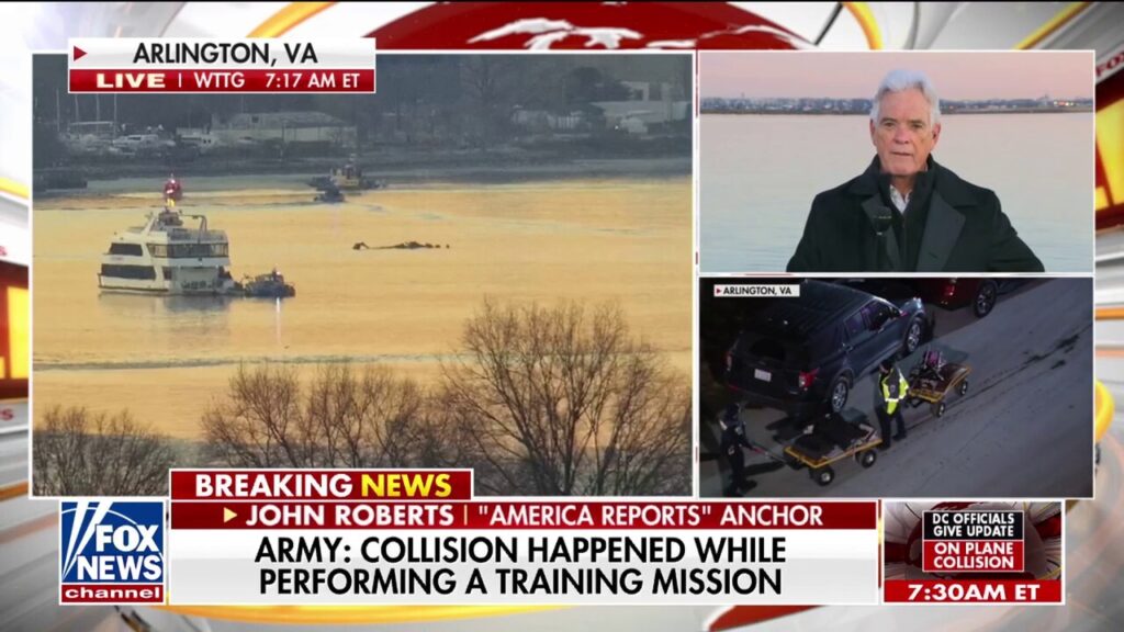 Plane crash a ‘shock to the system’ in DC amid frantic search and rescue efforts