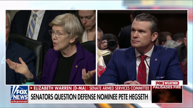 Senators press Pete Hegseth during contentious confirmation hearing