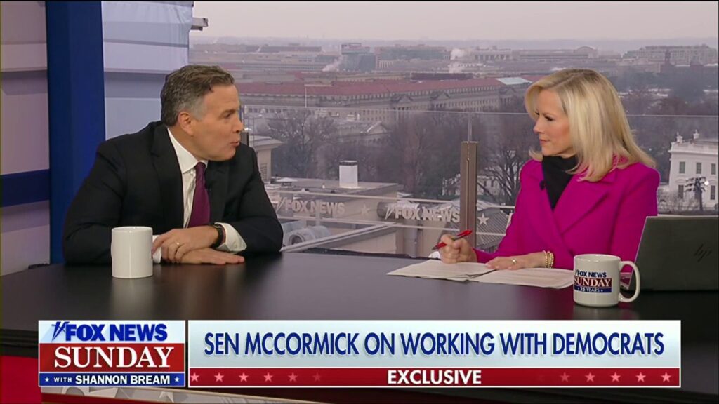 GOP Sen McCormick 'optimistic' about working with Sen Fetterman on bipartisan issues