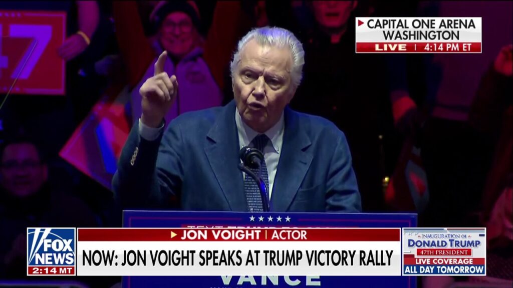 'The greatest win of all time': Jon Voight fires up Trump supporters