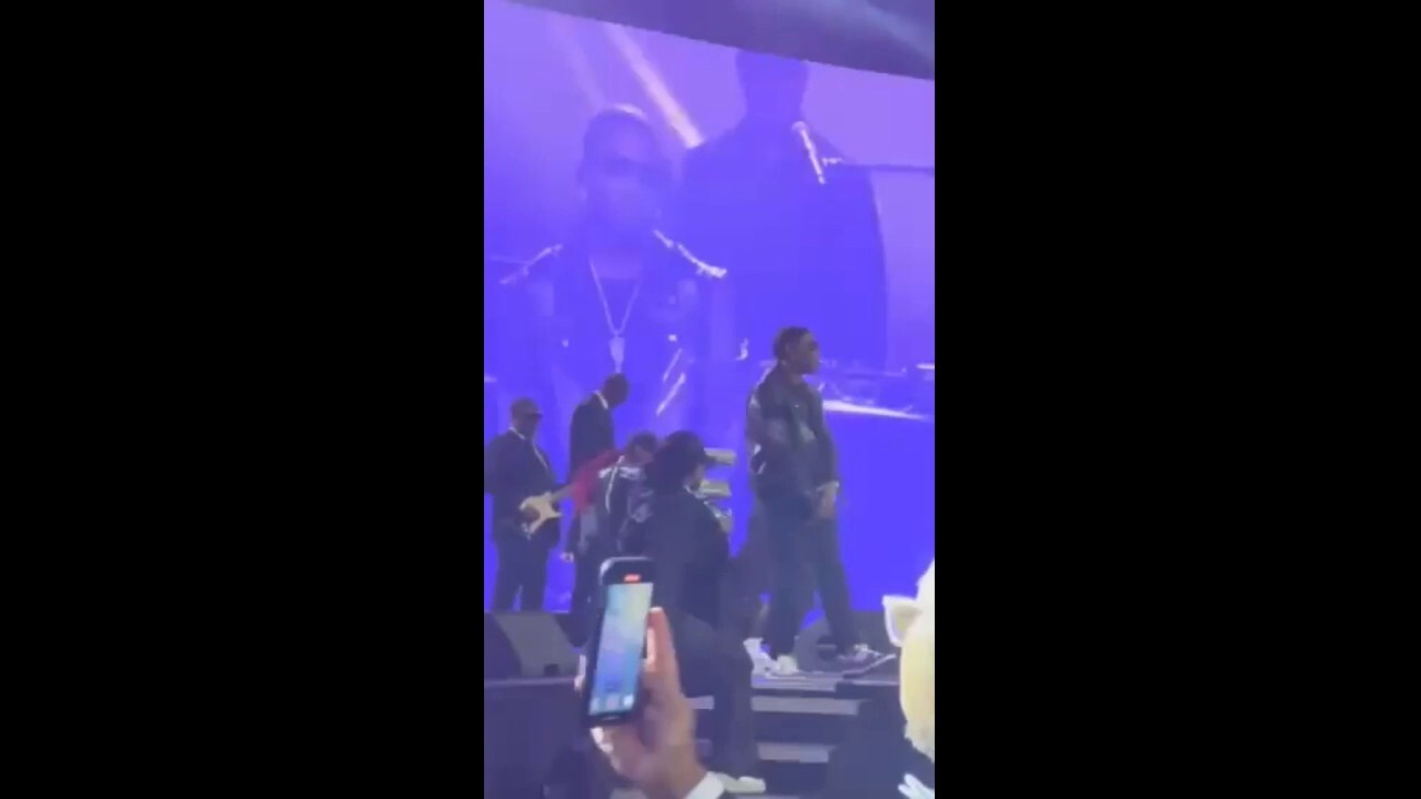 Nelly takes the stage at President Trump's Liberty Ball