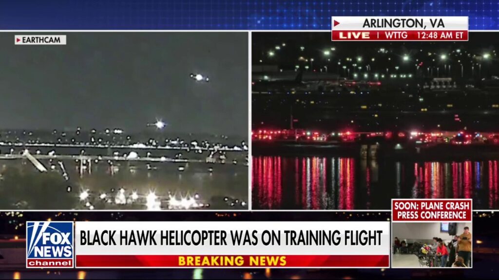 Audio of air traffic control and Army Black Hawk helicopter details final moments before collision