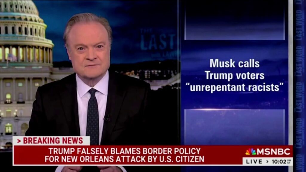 MSNBC's Lawrence O'Donnell claims US military personnel pose greater threat than illegal immigrants