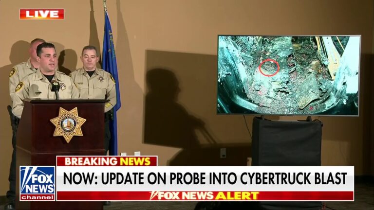 Las Vegas authorities address a possible clue into Cybertruck explosion motive