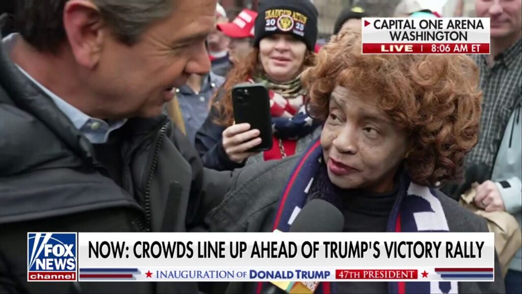 Rallygoer shares enthusiastic support for Trump: 'He's going to make America great again'